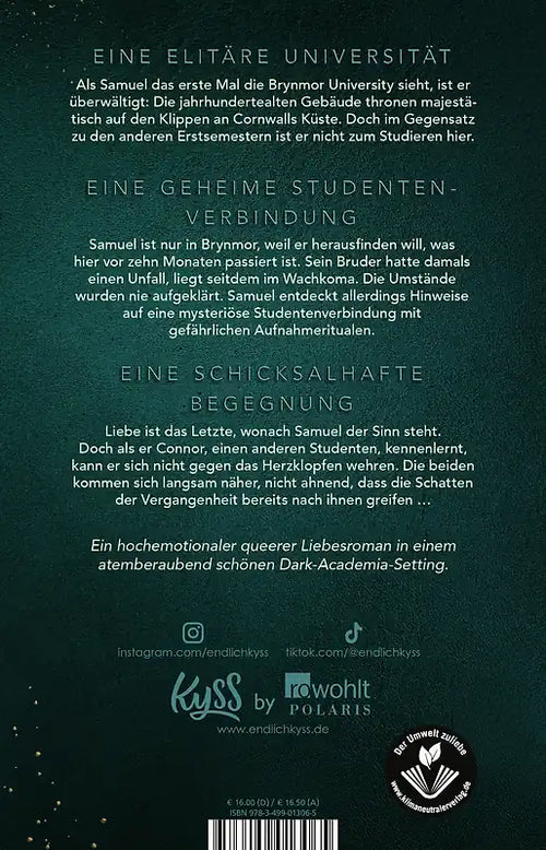 Brynmor University, Geheimnisse (Brynmor-University-Reihe Band 1) - Dominik Gaida || SEHR GUT