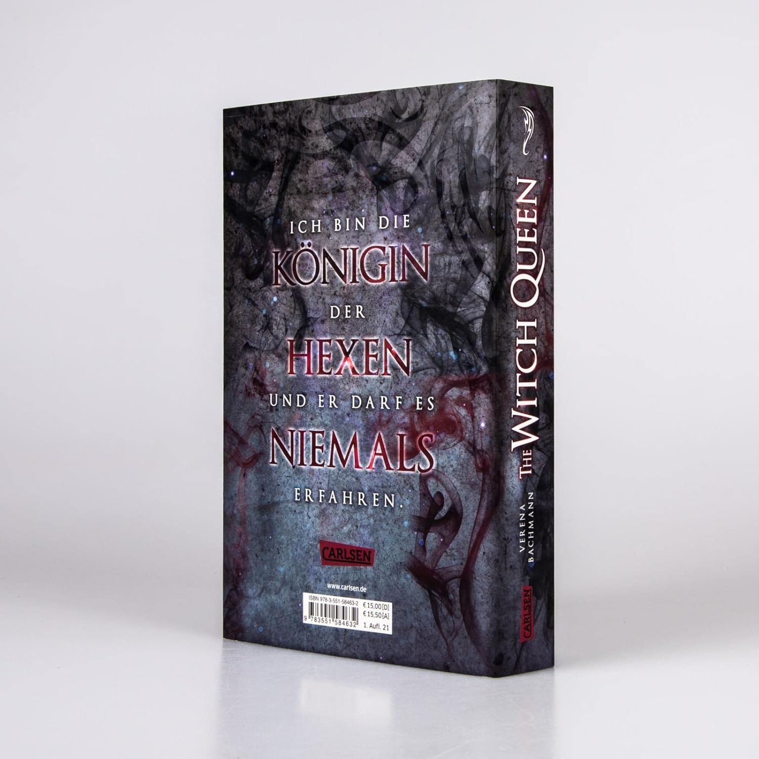 The Witch Queen, entfesselte Magie (Band 1) - Verena Bachmann, mit Farbschnitt || GUT
