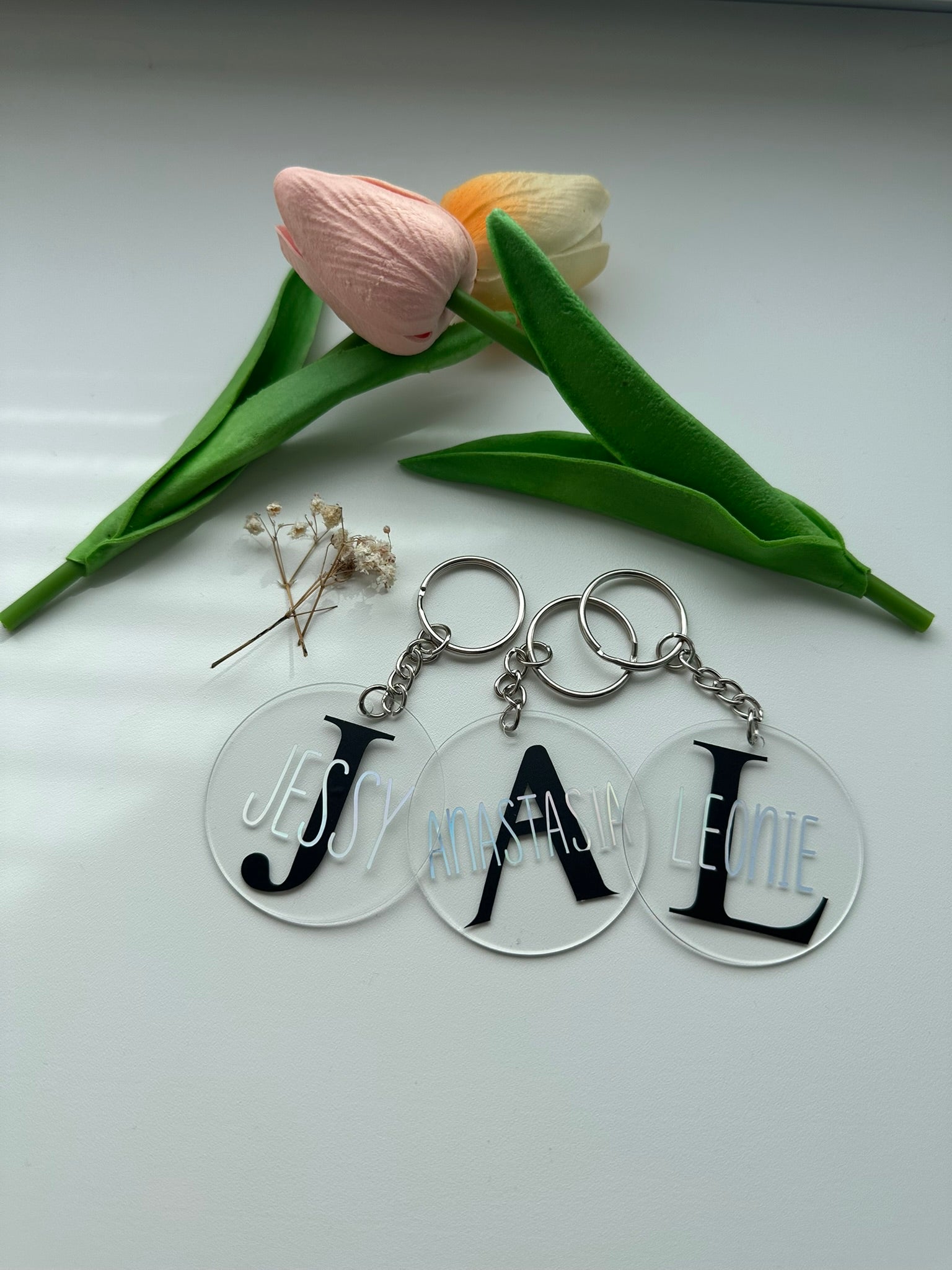 Schlüsselanhänger mit Aufdruck