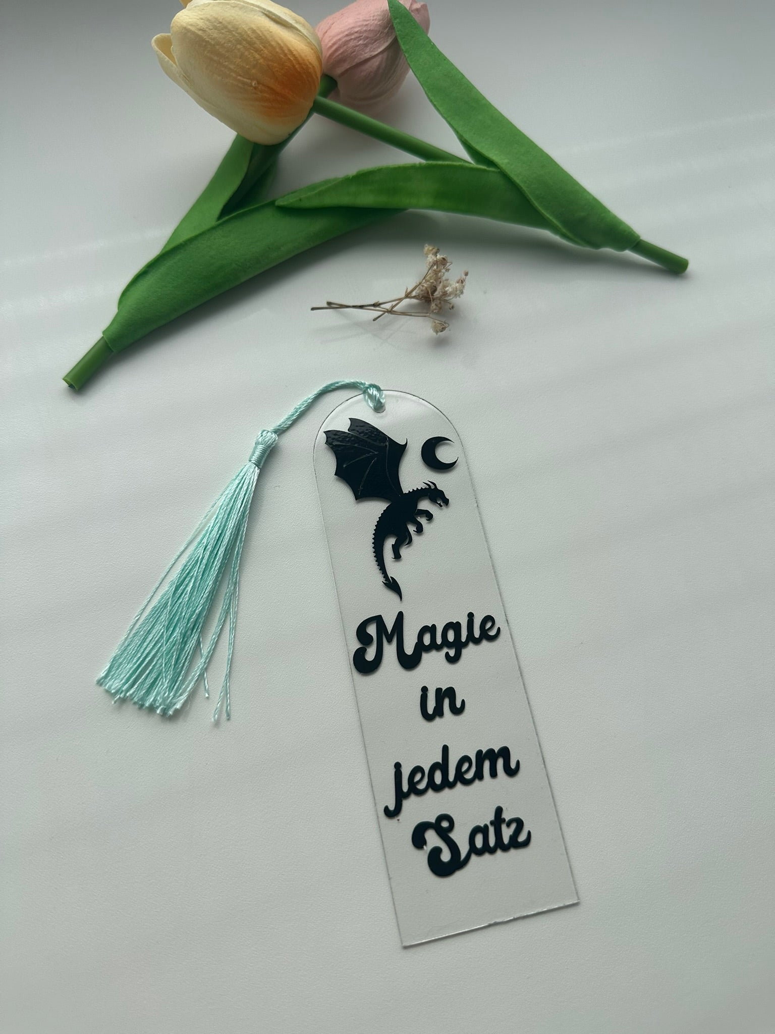 Lesezeichen mit Aufdruck