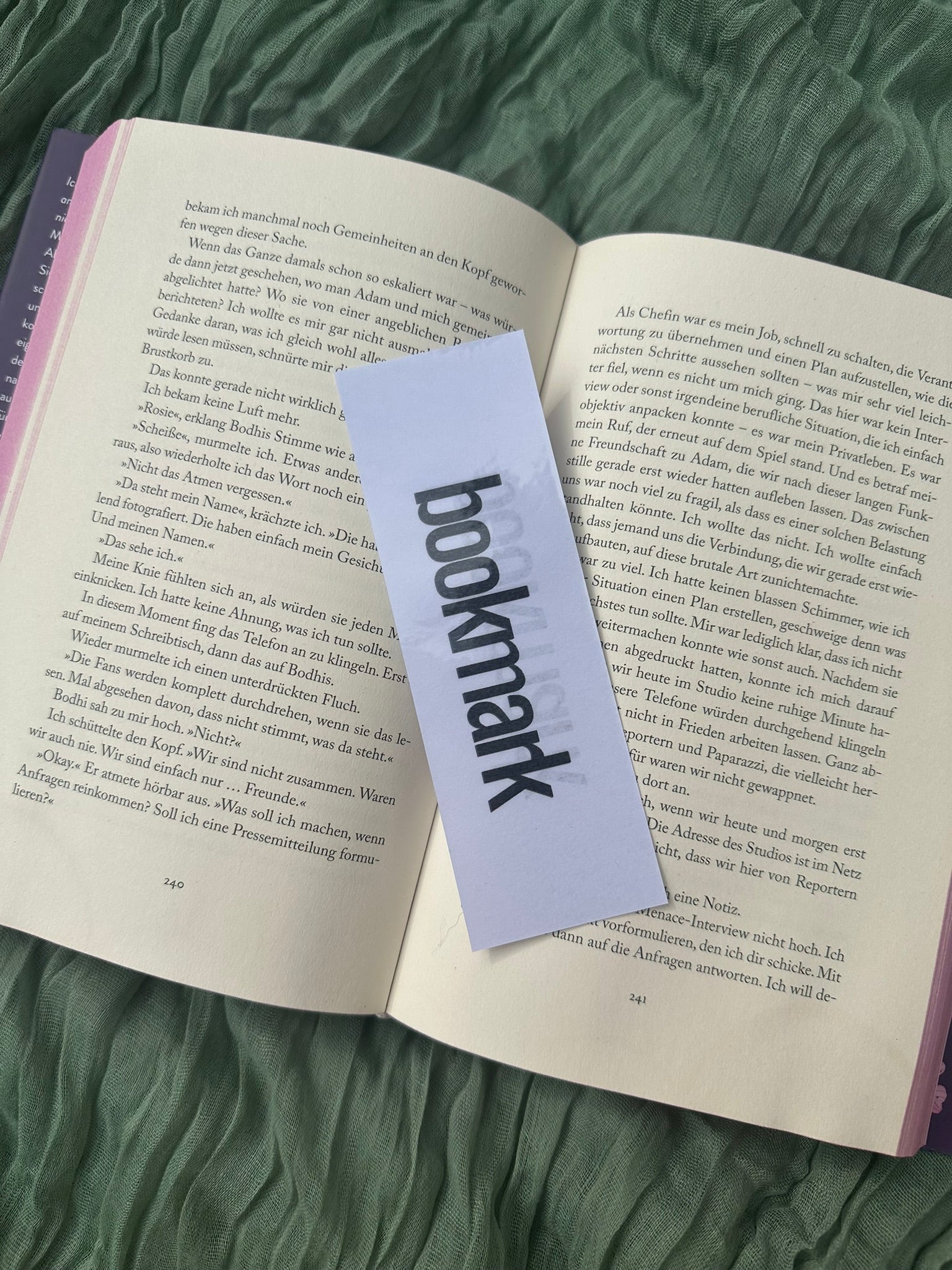 Lesezeichen - Bookmark