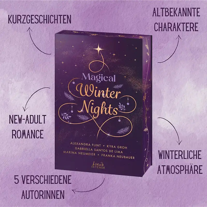 Magical Winter Nights, mit Farbschnitt