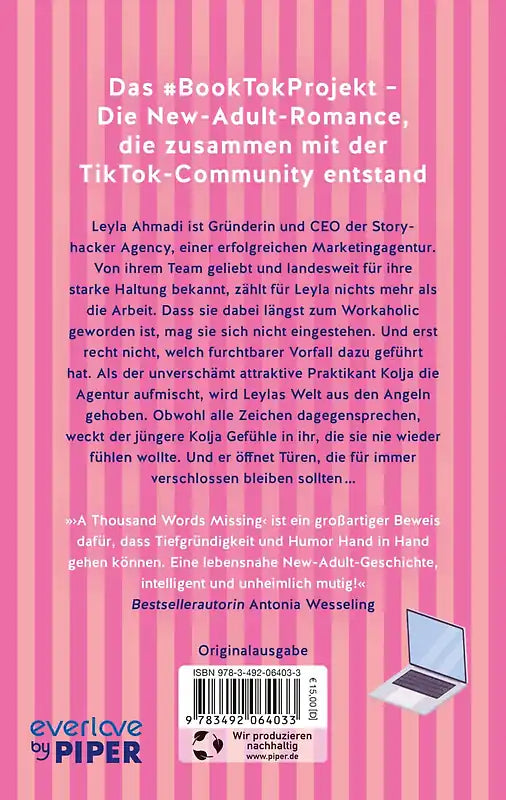 A thousand words missing - Linda Schipp, mit Farbschnitt